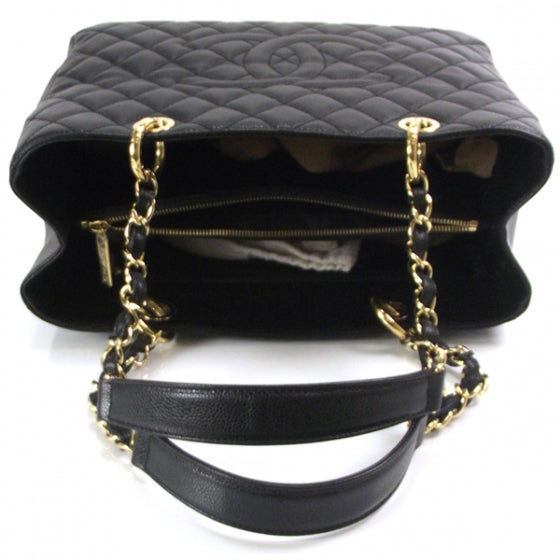 Chanel Caviar Grand Shopping Tote GST Black 6 of 11