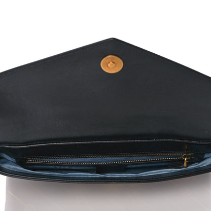 Gucci Calfskin Diagonal GG Medium Thiara Double Envelope Shoulder Bag Black White 5 of 11