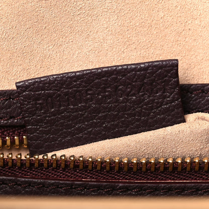 Alexander McQueen Fine Grain Goatskin Box Shoulder Bag 19 Bordeaux 7 of 10