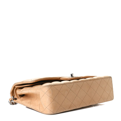 Chanel Lambskin Quilted Medium Double Flap Beige 4 of 10