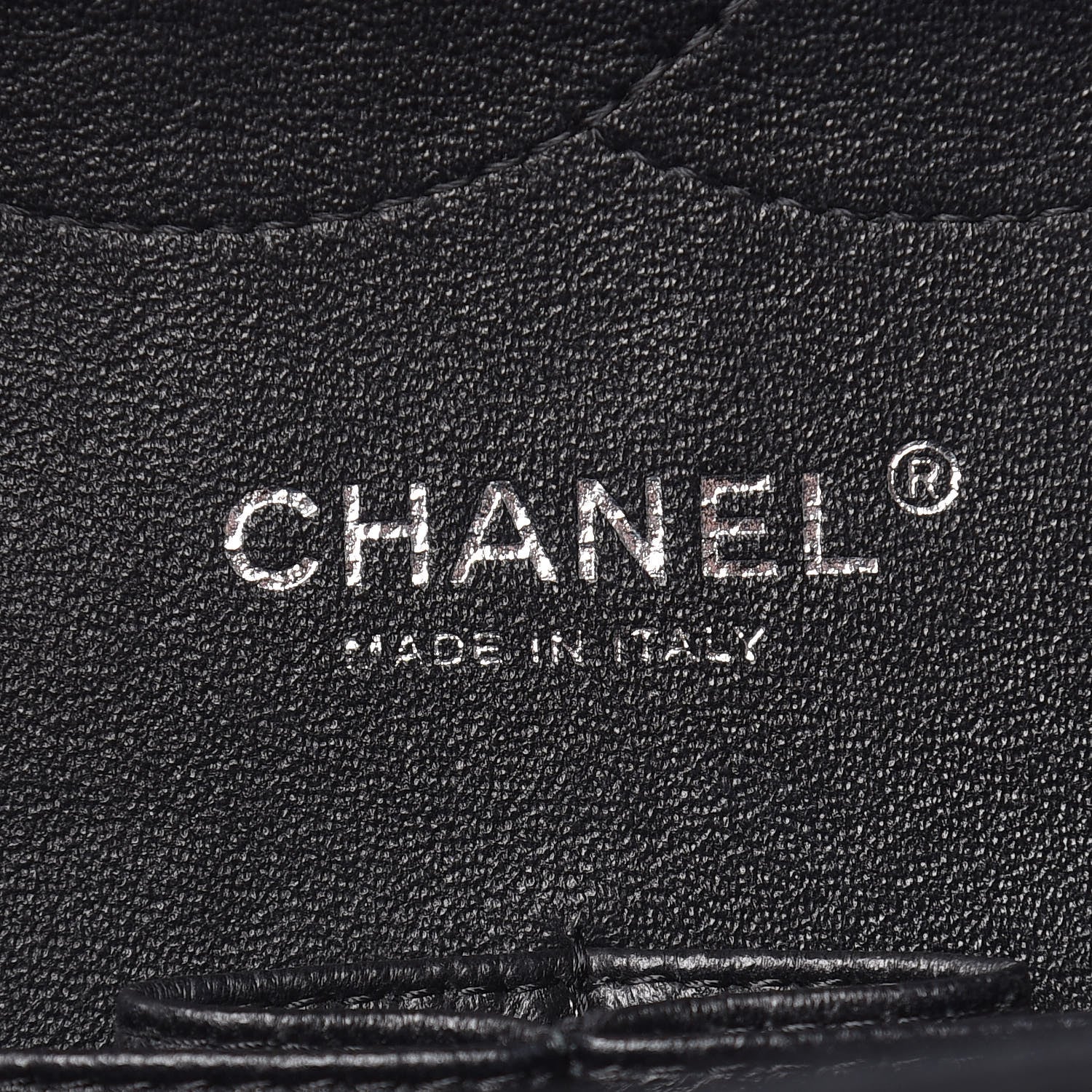 Chanel Striated Patent Quilted Jumbo Double Flap Black 6 of 16