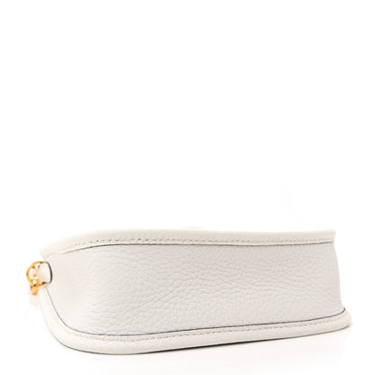 Hermes Taurillon Clemence Evelyne TPM New White 4 of 11