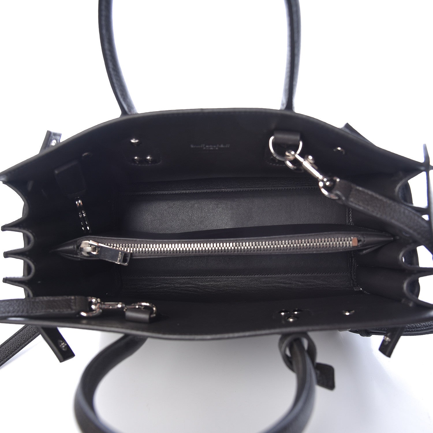 Saint Laurent Grained Calfskin Baby Sac De Jour Coal 5 of 10
