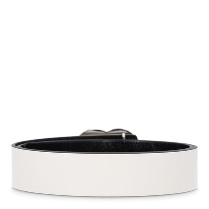 Chanel Patent Calfskin CC Reversible Belt 90 36 Black White 3 of 9