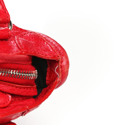 Balenciaga Agneau Giant 12 Silver Hardware Mini City Rouge Cardinal 20 of 25