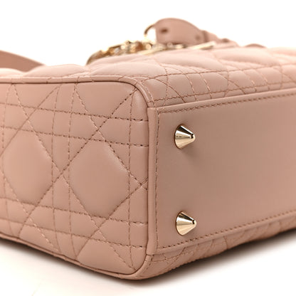 Christian Dior Lambskin Cannage Small My ABCDior Lady Dior Fard 9 of 11