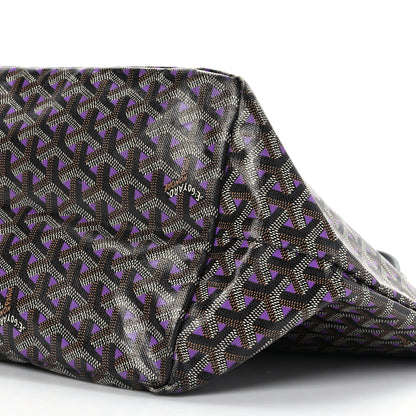 Goyard Goyardine Saint Louis Claire Voie GM Black Purple 8 of 8