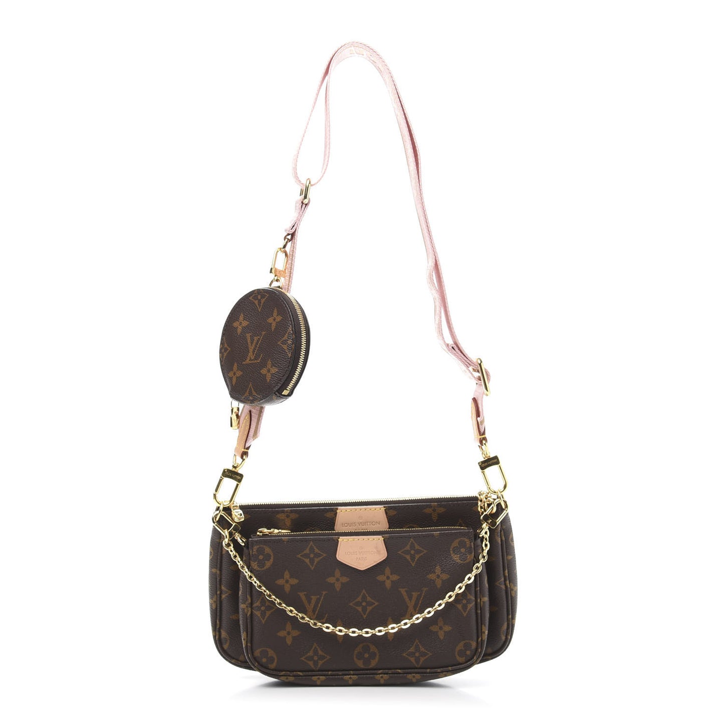 Monogram Multi Pochette Accessories Rose Clair