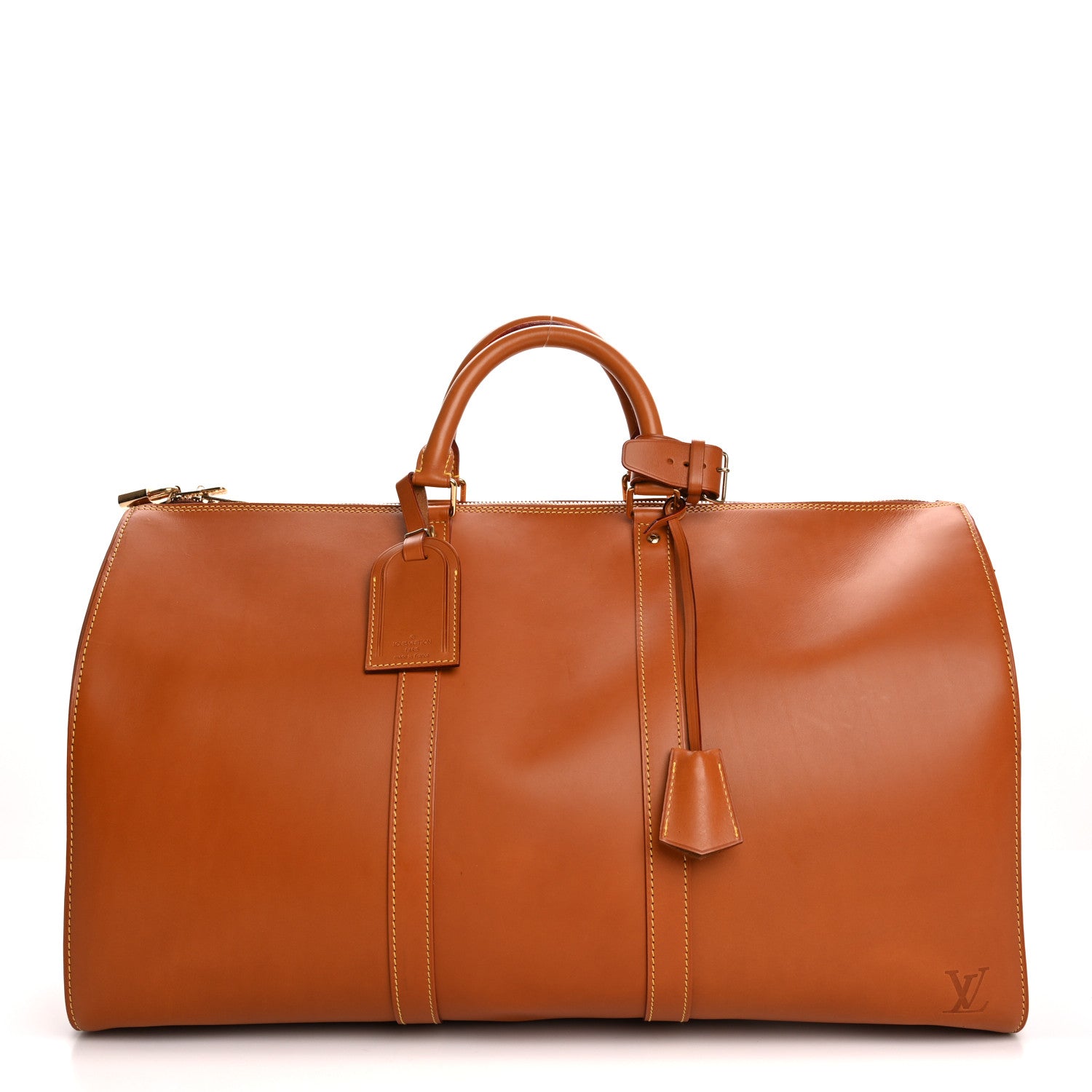 Louis Vuitton Nomade Teck Keepall 50 Caramel 1 of 10