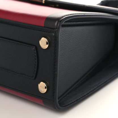 Salvatore Ferragamo Smooth Calfskin Small Boxyz Red Black 8 of 8