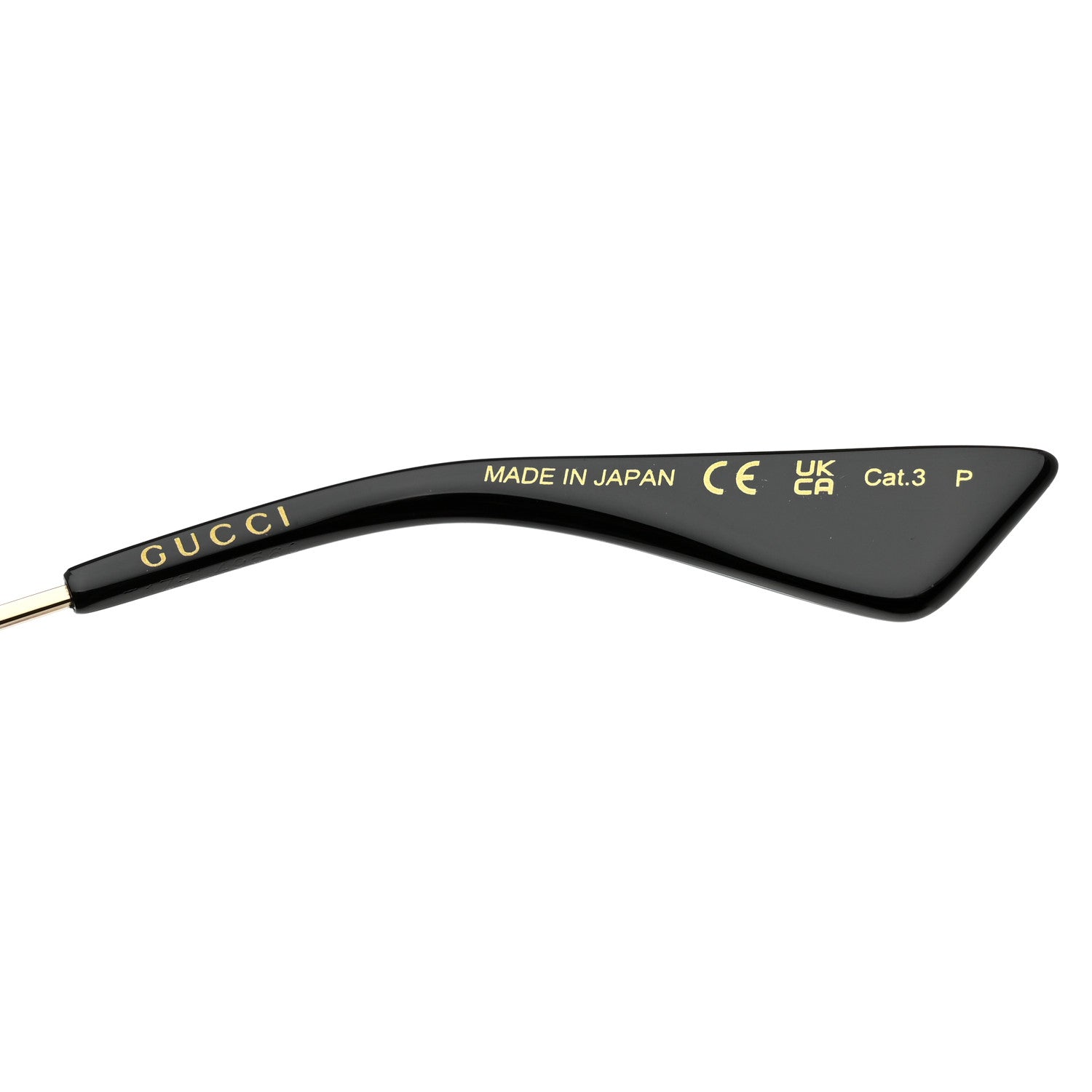 Gucci Aviator Sunglasses GG0062S Black Gold 5 of 7