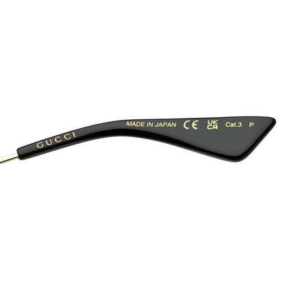 Gucci Aviator Sunglasses GG0062S Black Gold 5 of 7