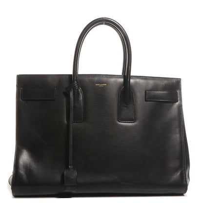 Saint Laurent Calfskin Large Sac de Jour Carryall Black 1 of 10