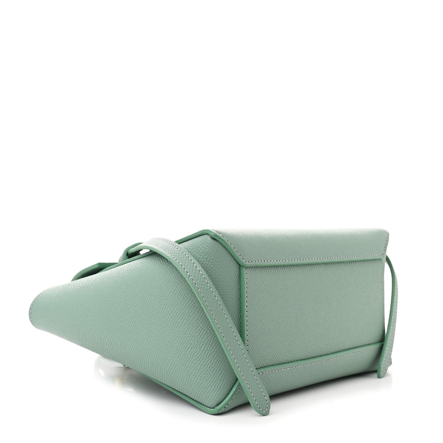 Grained Calfskin Nano Belt Bag Ice Mint