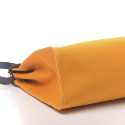 Hermes Vache Hunter Toile Herbag Zip 39 MM Jaune D'or Bleu Izmir Bleu Royale 11 of 19