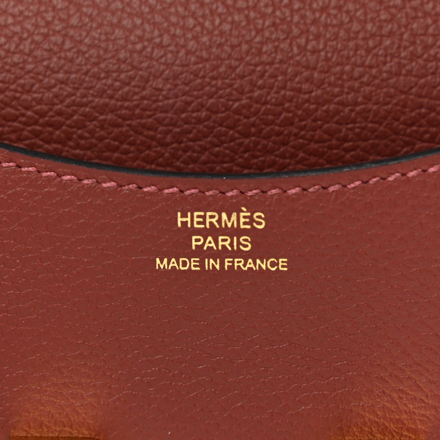 Hermes Evercolor Constance Slim Wallet Rouge H 7 of 9