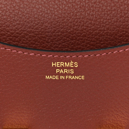 Hermes Evercolor Constance Slim Wallet Rouge H 7 of 9