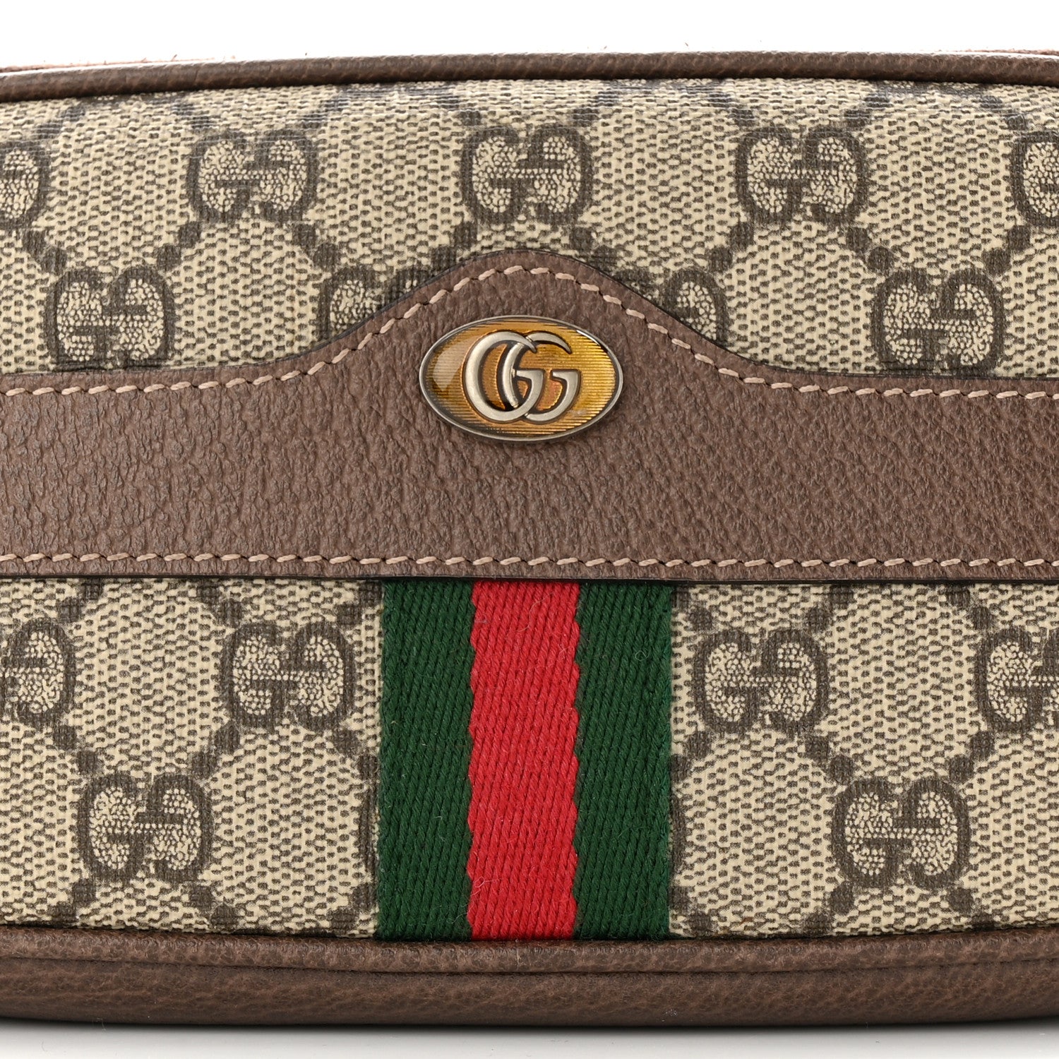 Gucci GG Supreme Monogram Ophidia Belted iPhone Case 75 30 Dark Brown 6 of 10