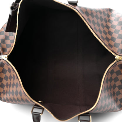 Louis Vuitton Damier Ebene Keepall Bandouliere 55 5 of 19