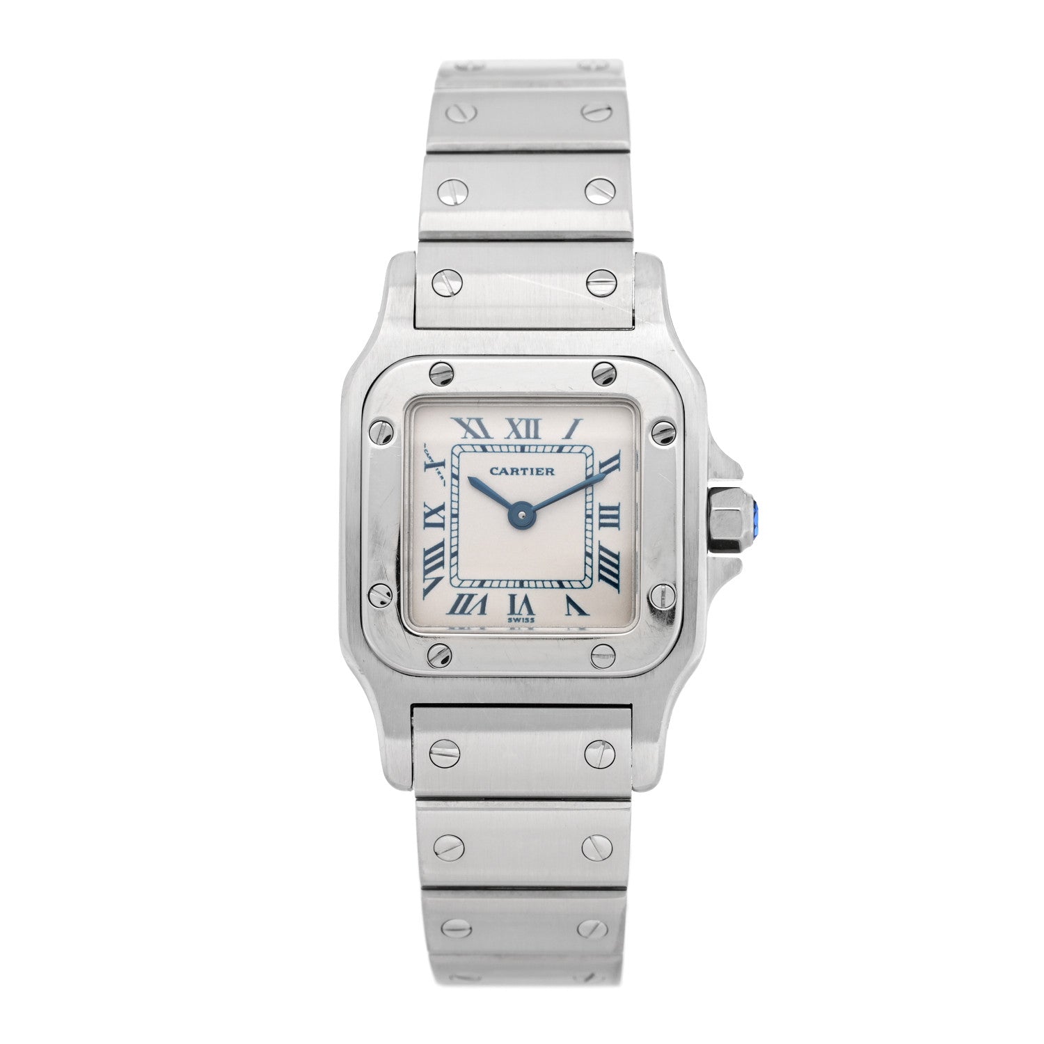 Cartier Stainless Steel 24mm Santos de Cartier Galbee Quartz Watch 1 of 4