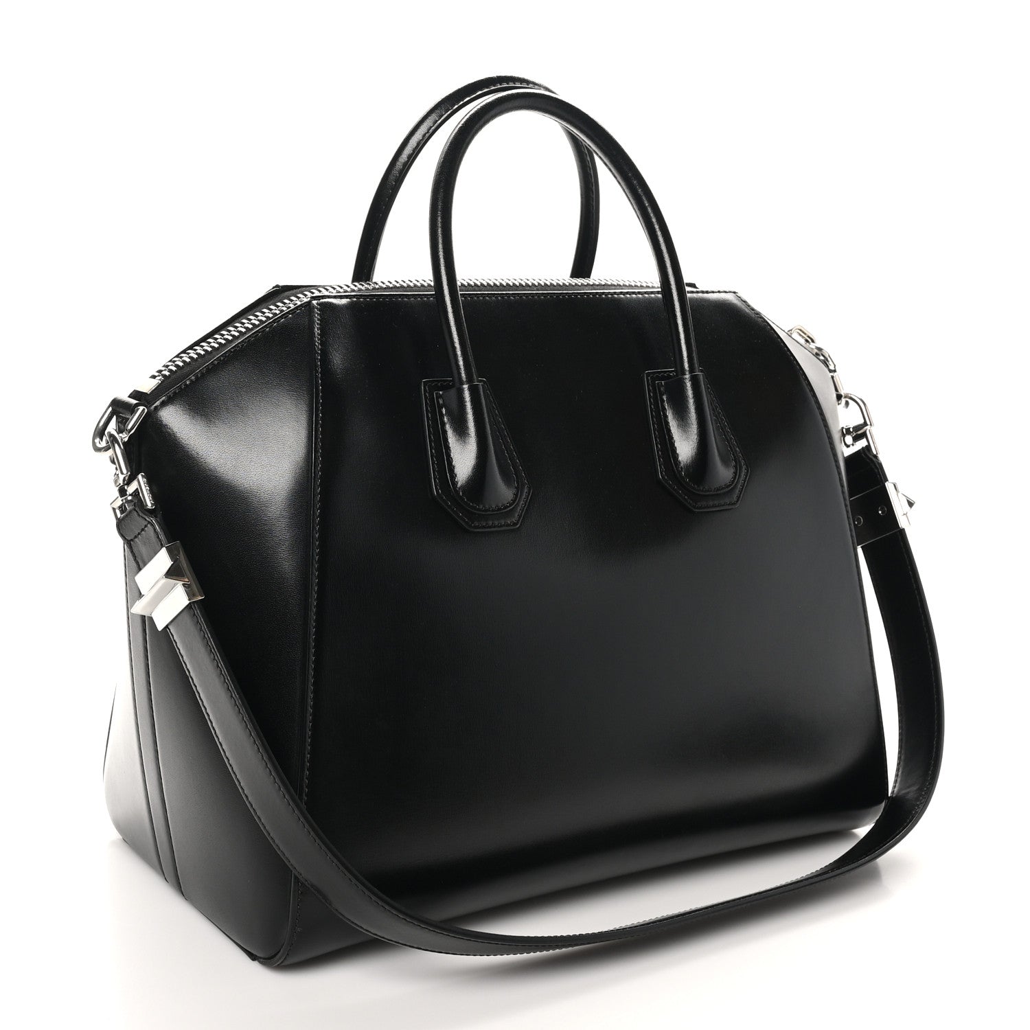 Givenchy Shiny Lord Calfskin Medium Antigona Black 2 of 10