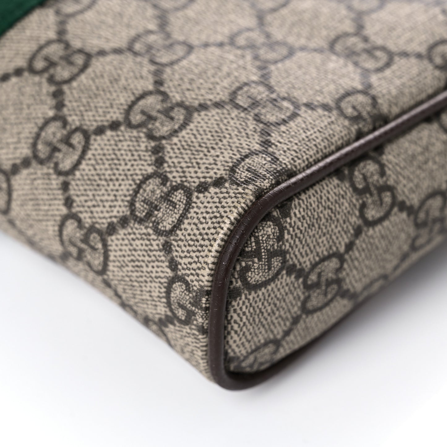 GG Supreme Monogram Web Small Ophidia Messenger Bag Brown