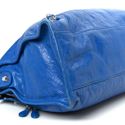 Balenciaga Agneau Giant 12 Silver Hardware City Bleu Lazuli 10 of 13