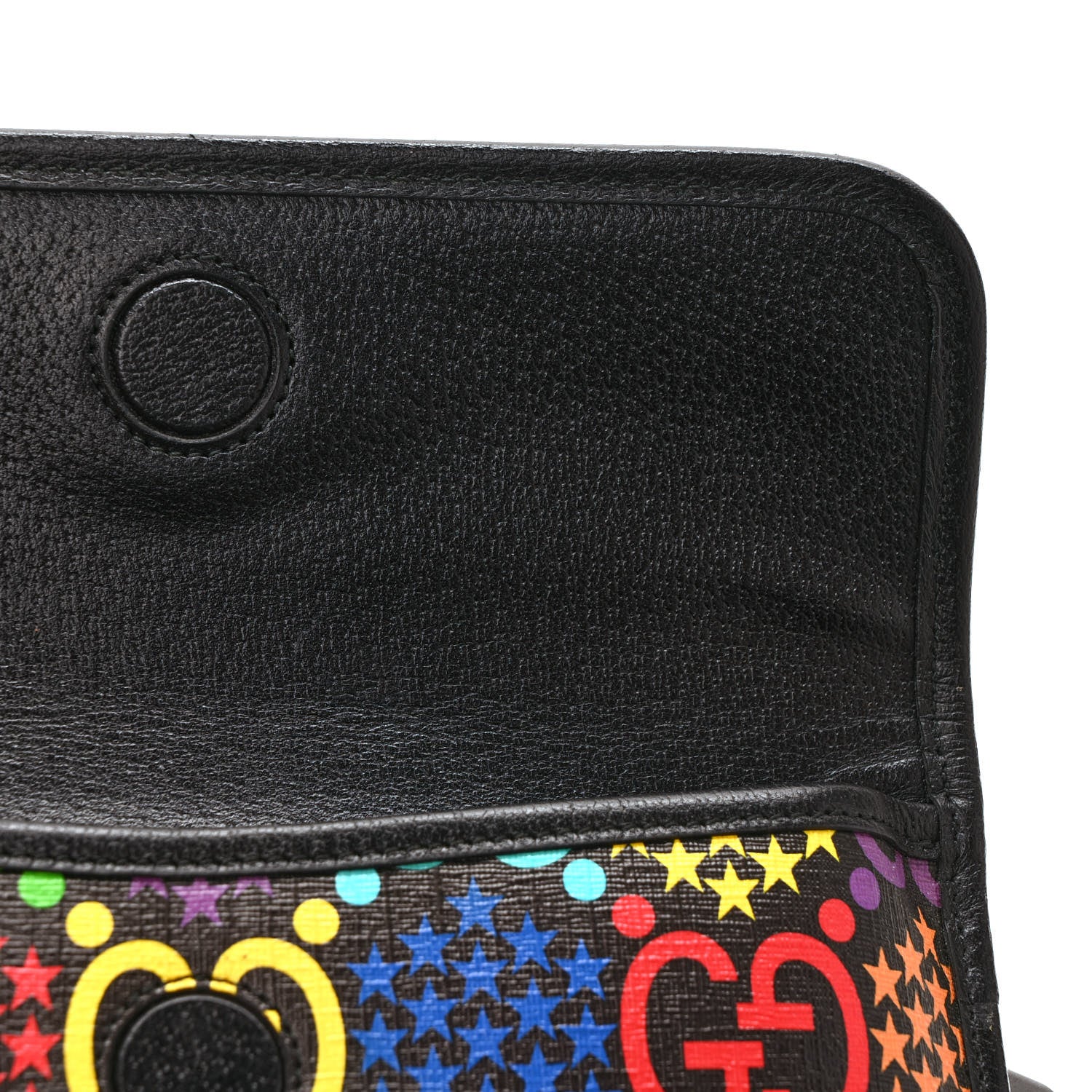 Gucci GG Supreme Monogram Psychedelic Slim Belt Bag Black 10 of 10