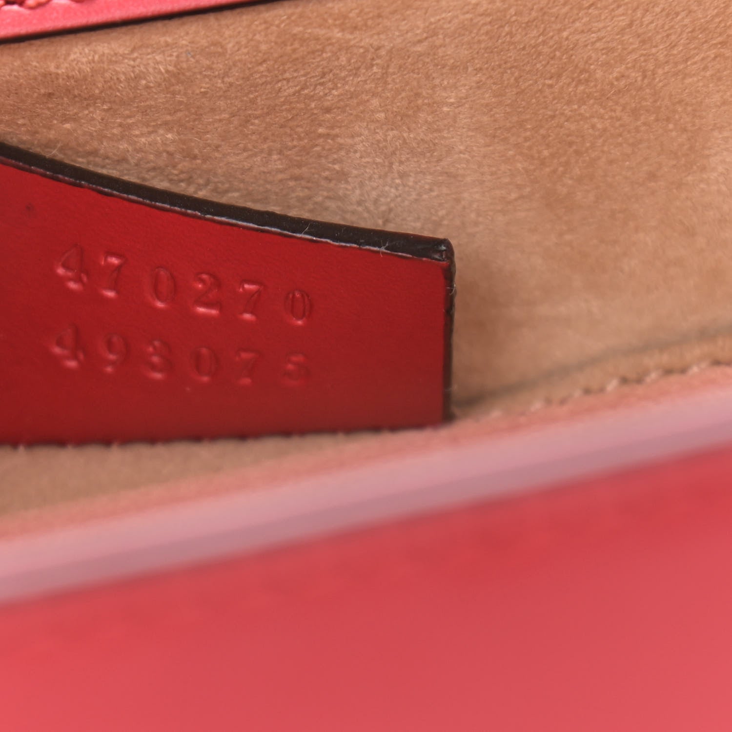 Gucci Calfskin Mini Sylvie Top Handle Bag Hibiscus Red 6 of 11