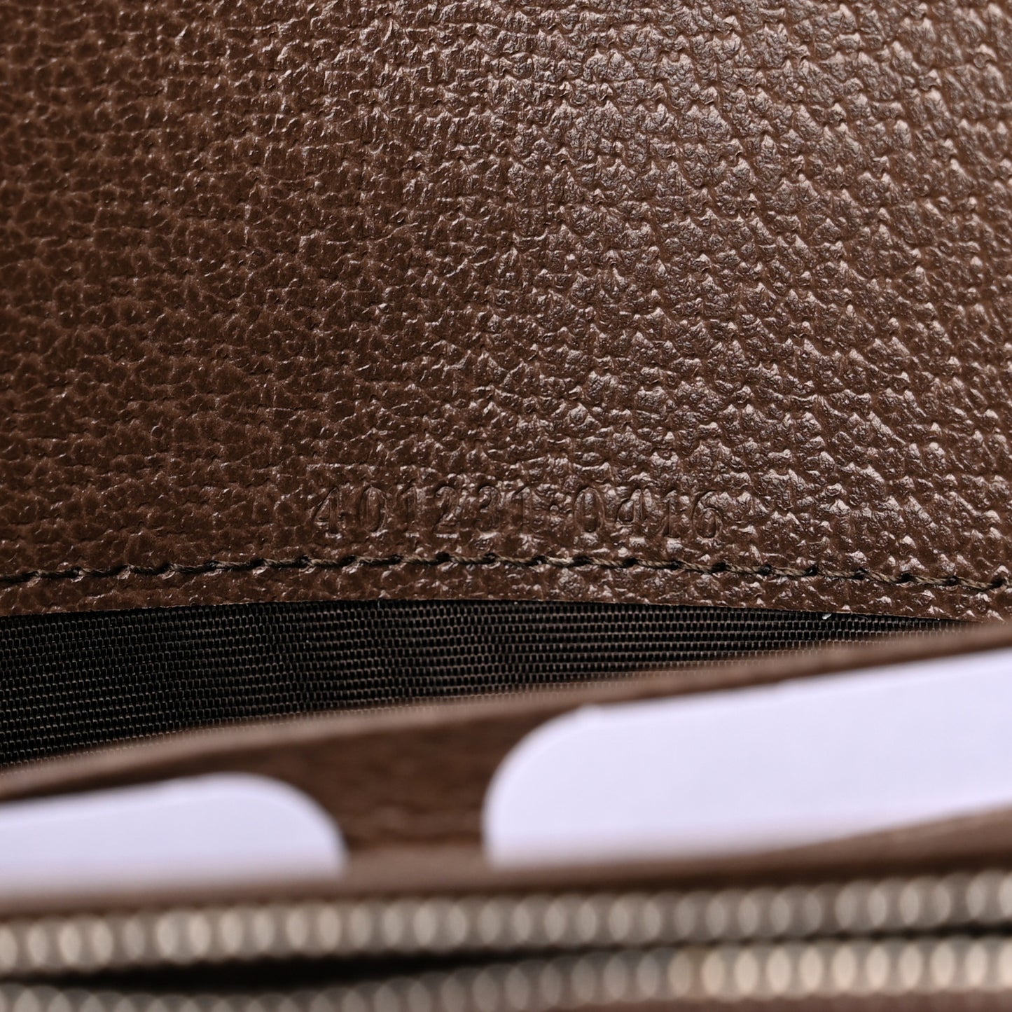 Monogram Jumbo GG Textured Dollar Calfskin Mini Dionysus Chain Wallet Camel Ebony New Acero