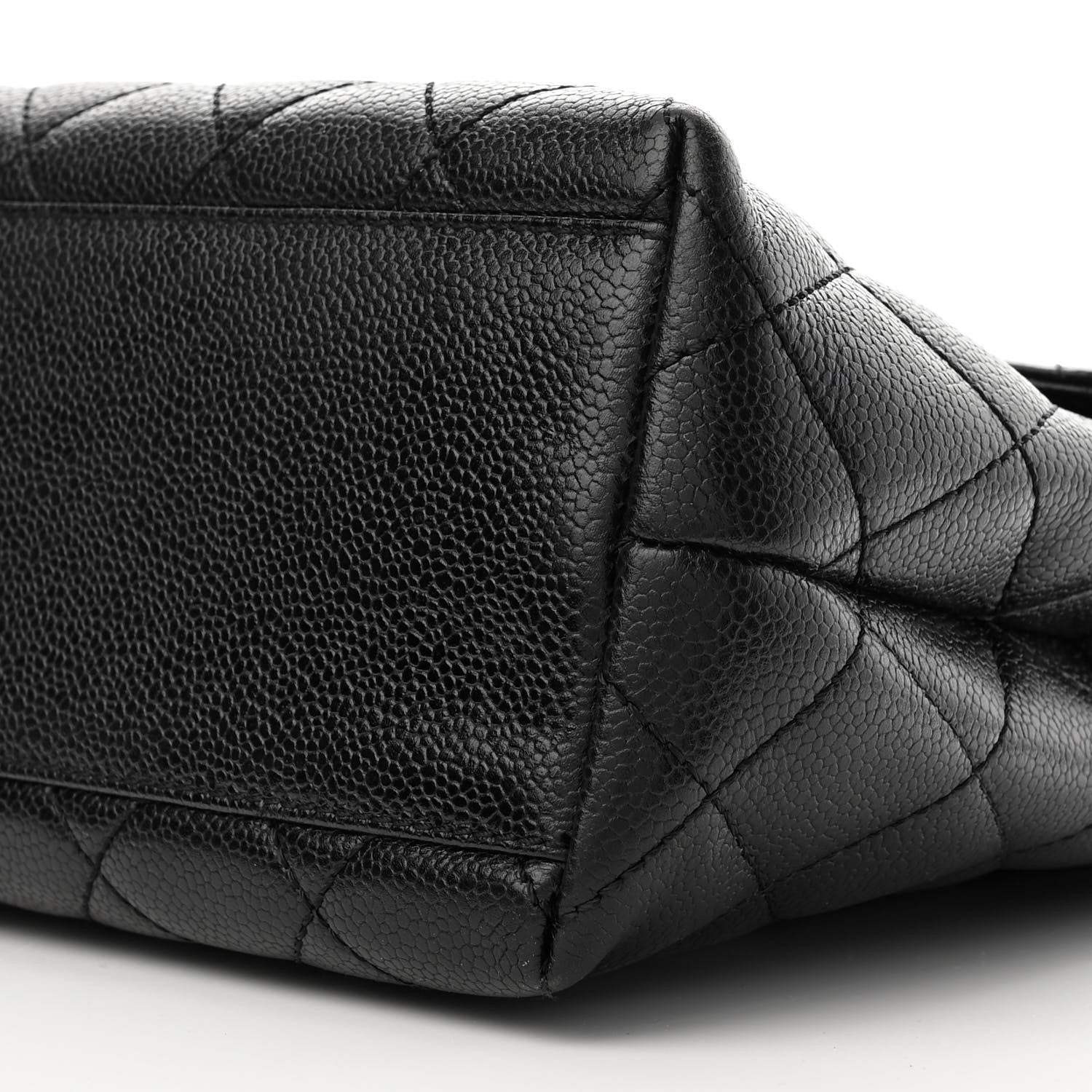 Chanel Caviar Quilted Jumbo Kelly Flap Black 11 of 11