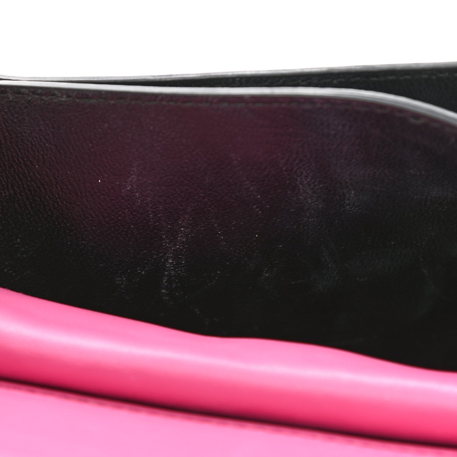 Prada City Calf Saffiano Studded Cahier Bag Fuxia Black 11 of 15