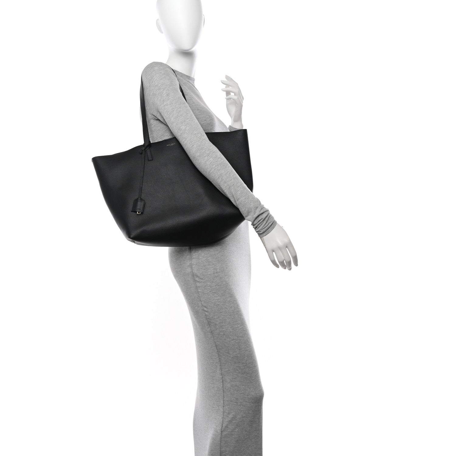 Saint Laurent Calfskin East West Shopping Tote Black 2 of 14