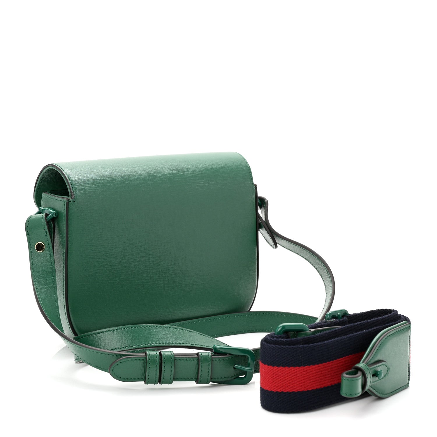 Gucci Azalea Calfskin Web Monochrome Horsebit 1955 Shoulder Bag