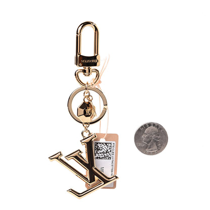 Louis Vuitton LV Facettes Bag Charm Key Holder Gold 2 of 2