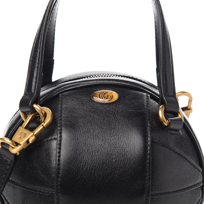 Gucci Piuma Lux Energy Mini Tifosa Basketball Shaped Shoulder Bag Black 9 of 9