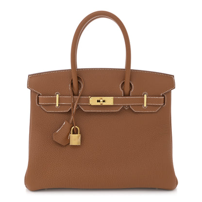 Hermes Togo Birkin 30 Gold 1 of 11