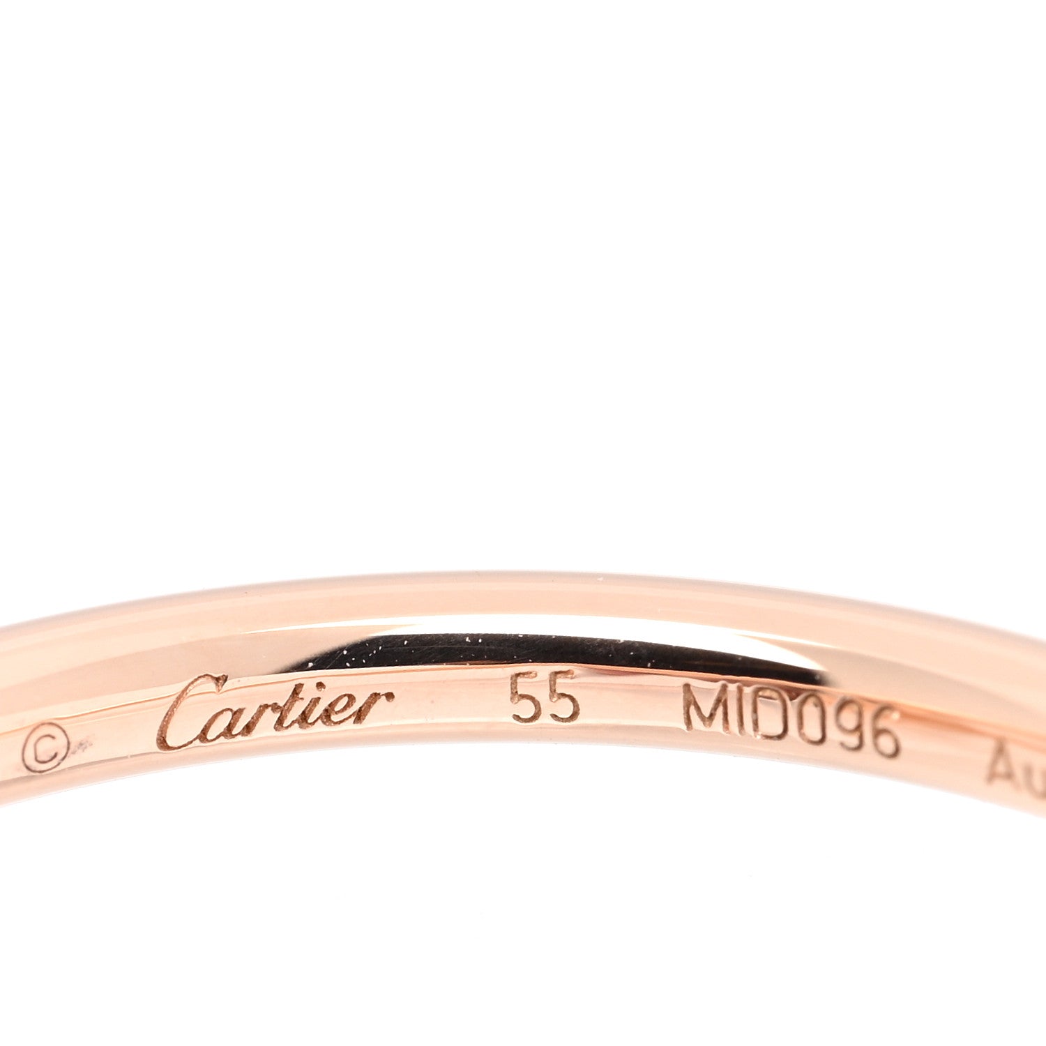 Cartier 18K Pink Gold Small Juste Un Clou Ring 55 7.25 4 of 5
