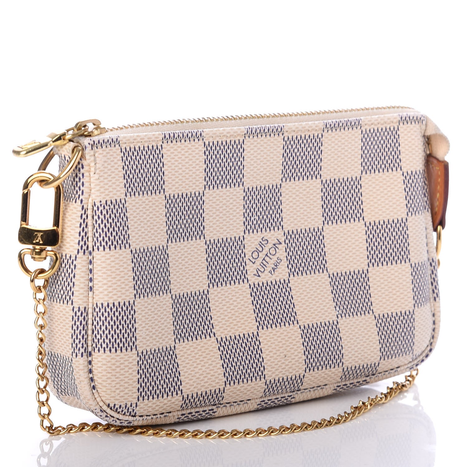 Louis Vuitton Damier Azur Mini Pochette Accessories 3 of 8