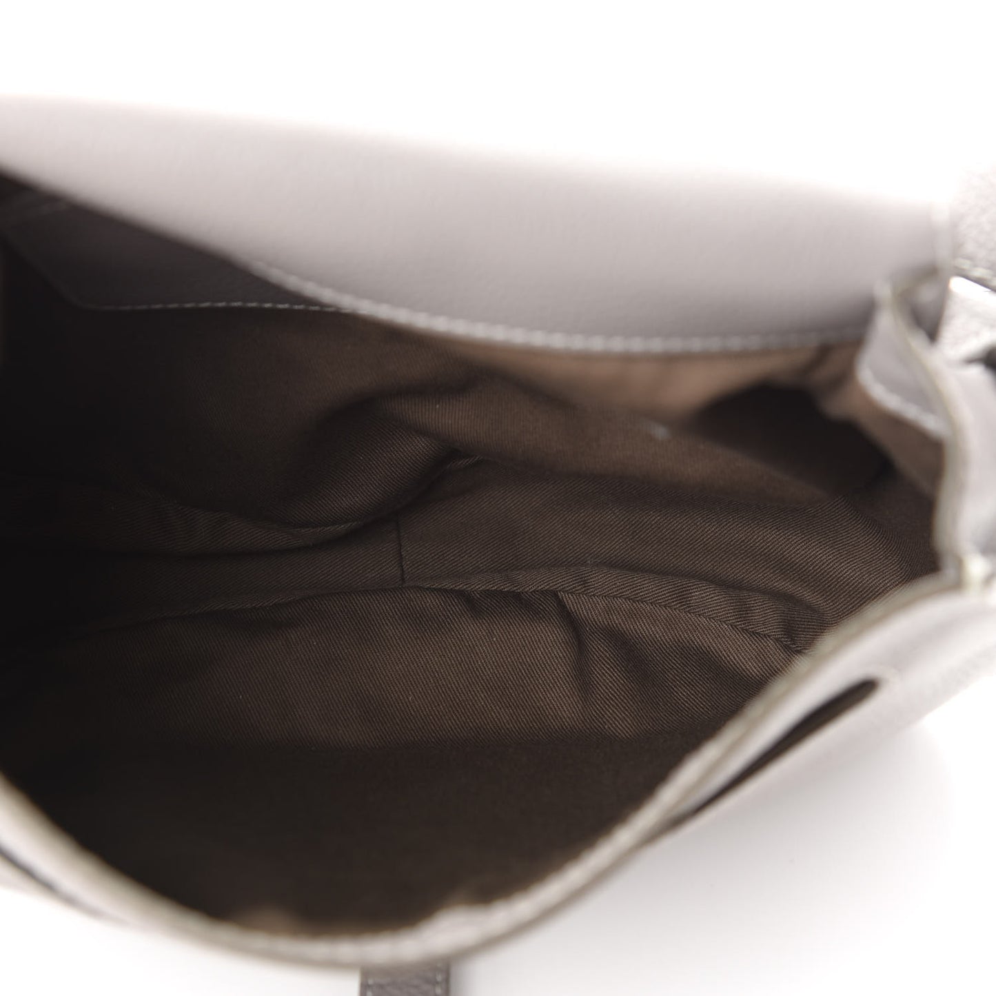Calfskin Medium Marcie Round Crossbody Bag Cashmere Grey