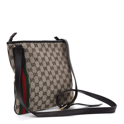 Gucci Monogram Web Jolicoeur Charms Messenger Dark Brown 3 of 10