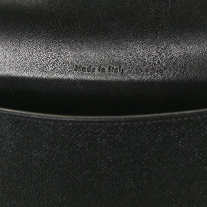 Celine Grained Calfskin Medium Trotteur Black 7 of 12