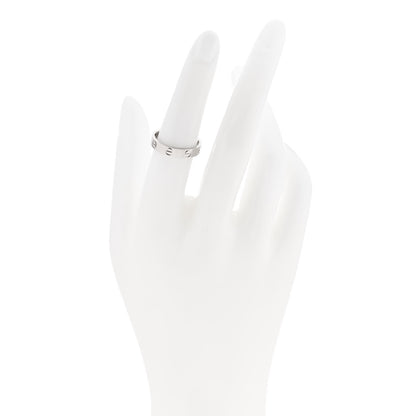 Cartier 18K White Gold 3.5mm LOVE Wedding Band Ring 52 6 2 of 5