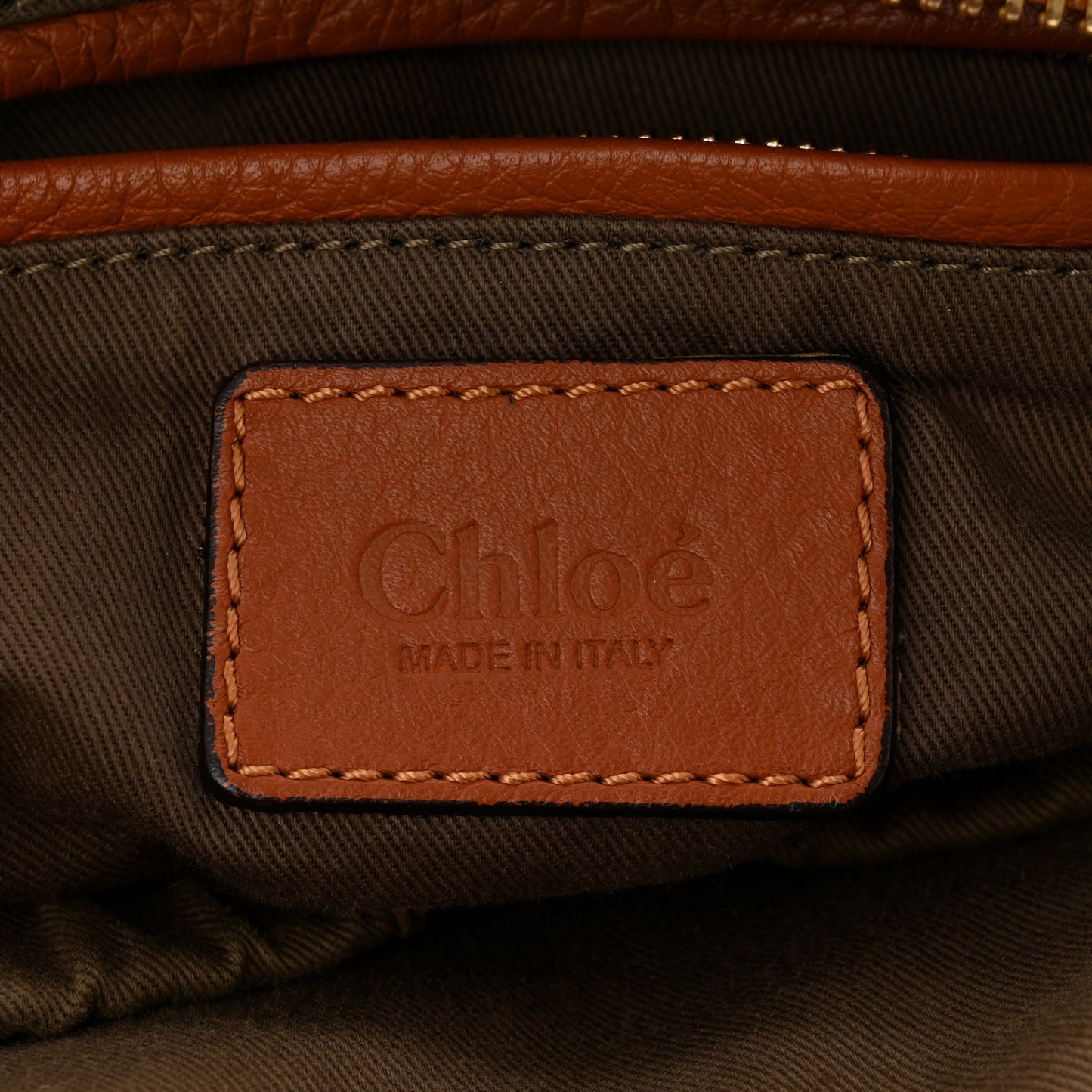 Calfskin Medium Marcie Satchel Tan