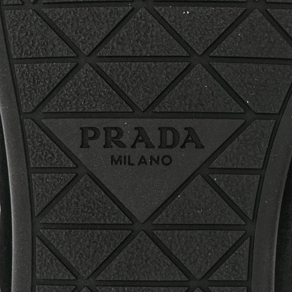 Prada Velvet Mens Slip On Loafers 8 Black 6 of 11