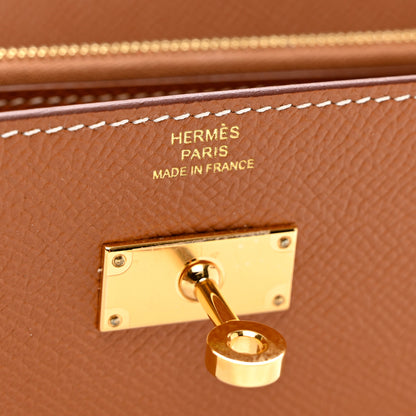 Hermes Epsom Kelly Longue Wallet Gold 6 of 8