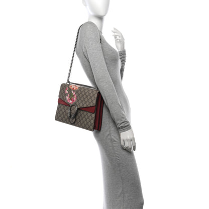 Gucci GG Supreme Monogram Blooms Medium Dionysus Shoulder Bag Beige Multicolor Dry Rose 2 of 14