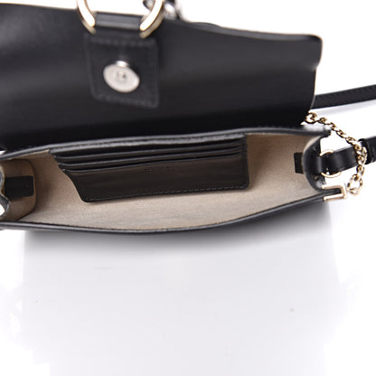 Chloe Suede Calfskin Mini Faye Shoulder Bag Black 5 of 10