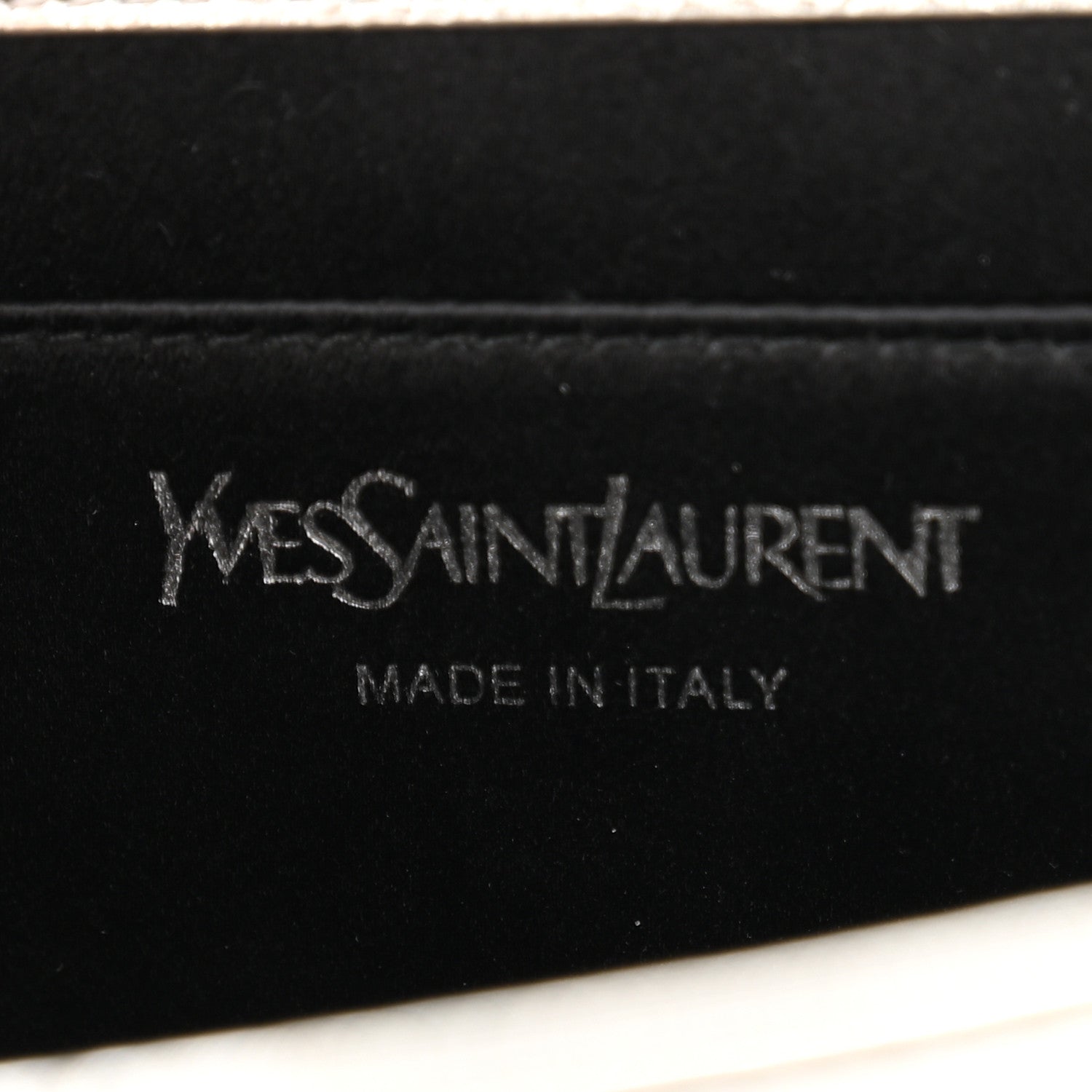 Saint Laurent Metallic Calfskin Monogram Large Belle De Jour Clutch Silver 6 of 9