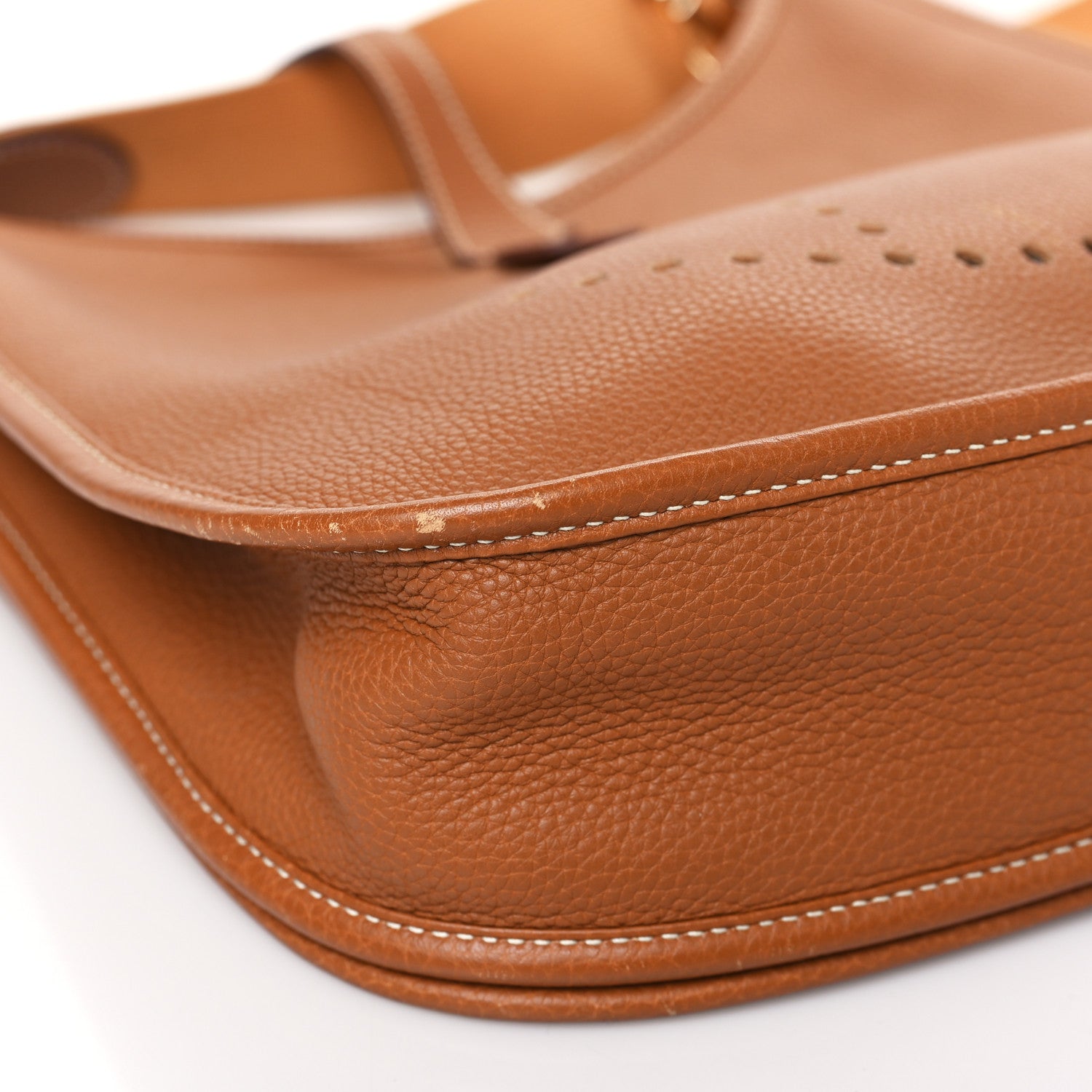 Hermes Taurillon Clemence Evelyne II PM Gold 8 of 10